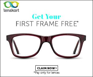 Get your First Frame Free at Lenskart Get your First Frame Free at Lenskart