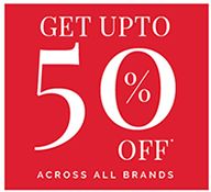Upto 50% off on all brands